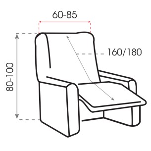 Housse de Fauteuil Relax Bi-Extensible 2